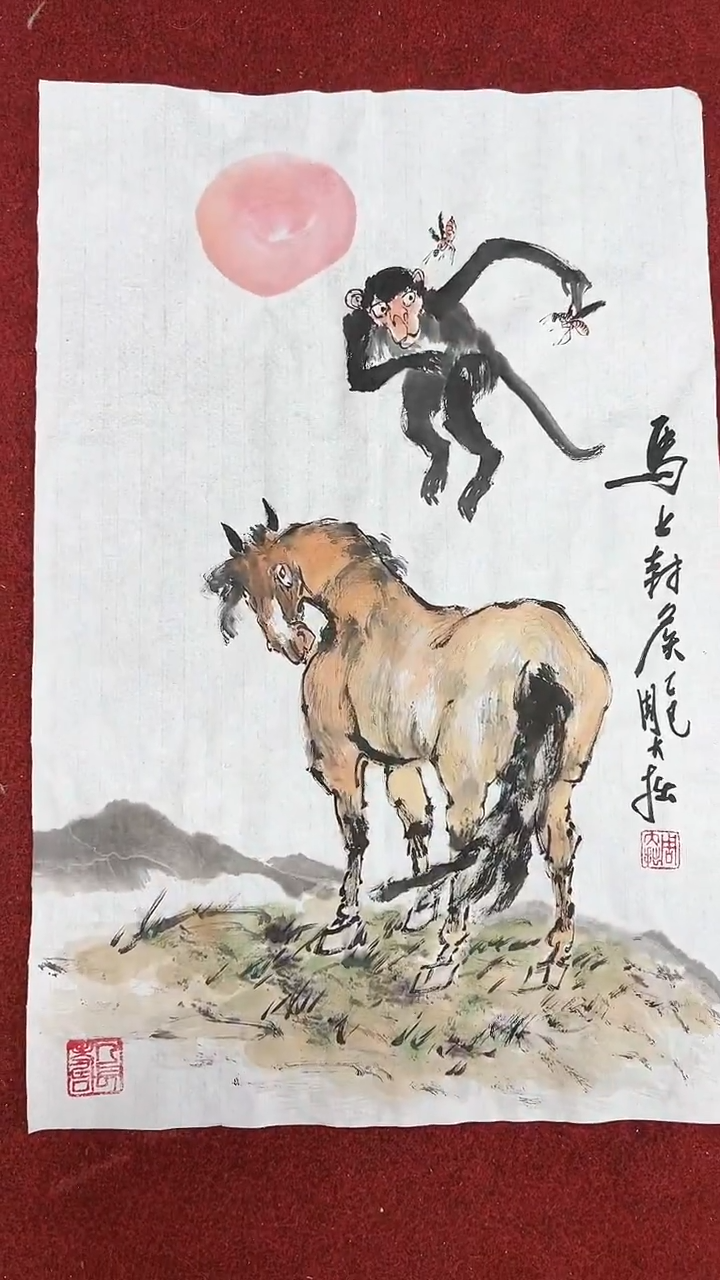 国画周大拙/国画/花鸟