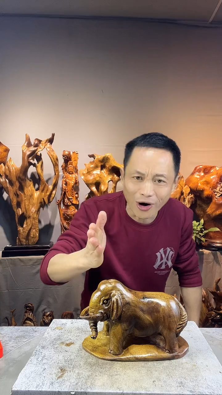 金丝楠精**国小叶桢楠随行摆件10