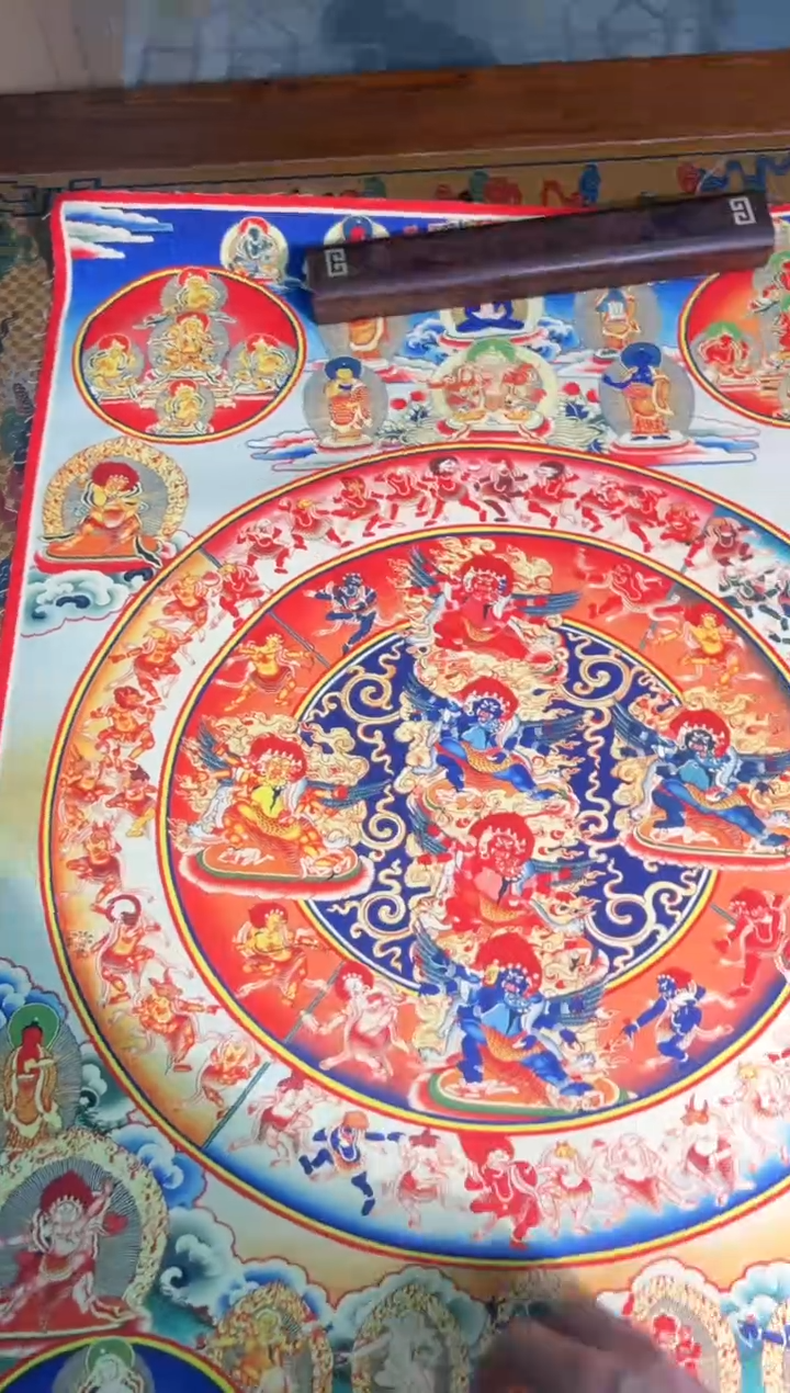 卷轴画卷轴画奥奥的唐卡