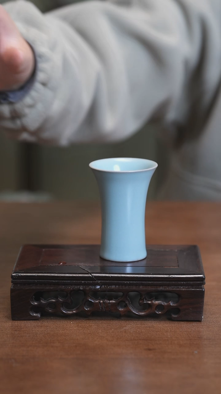 【闪购商品】Y宝丰宋官窑原产地汝瓷闻香杯
