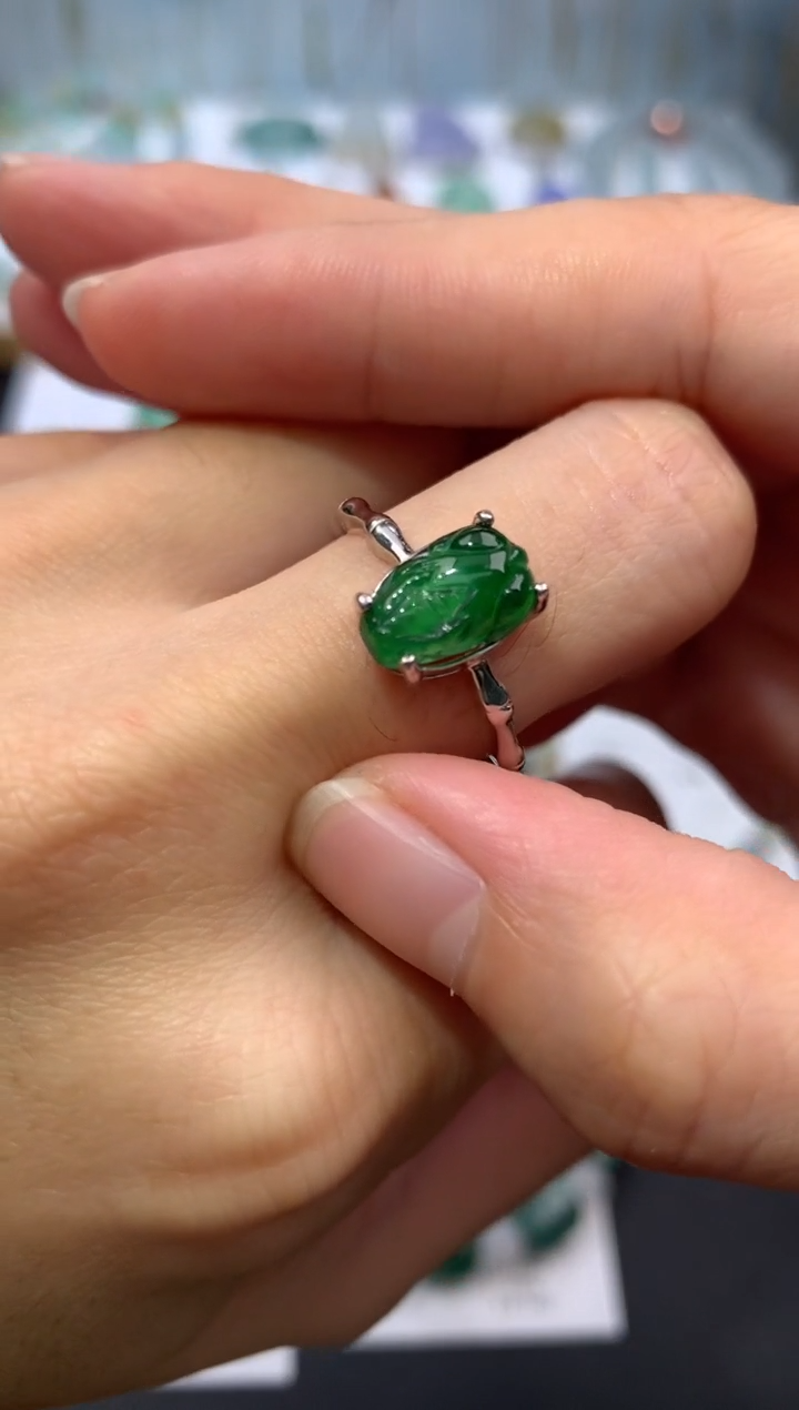 【闪购商品】定制翡翠银S925镶嵌模式推广期24小时鉴赏期