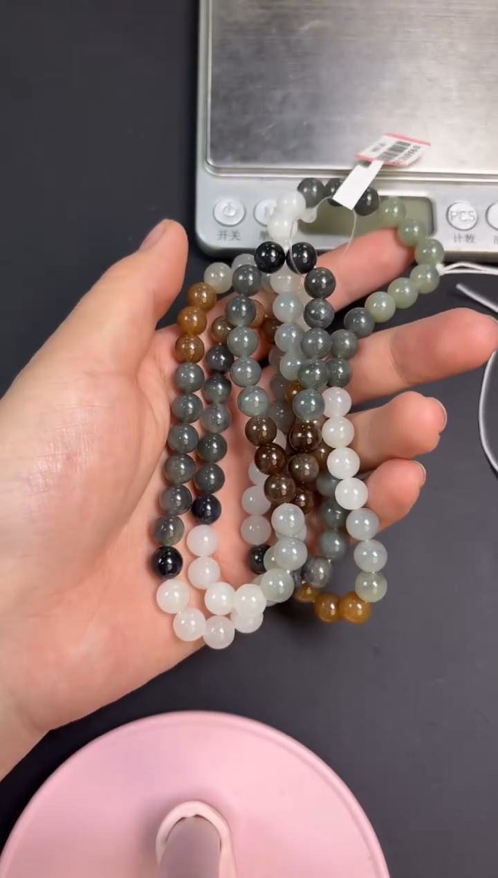 【闪购商品】和田玉项链未镶嵌若羌微色差卡8长串