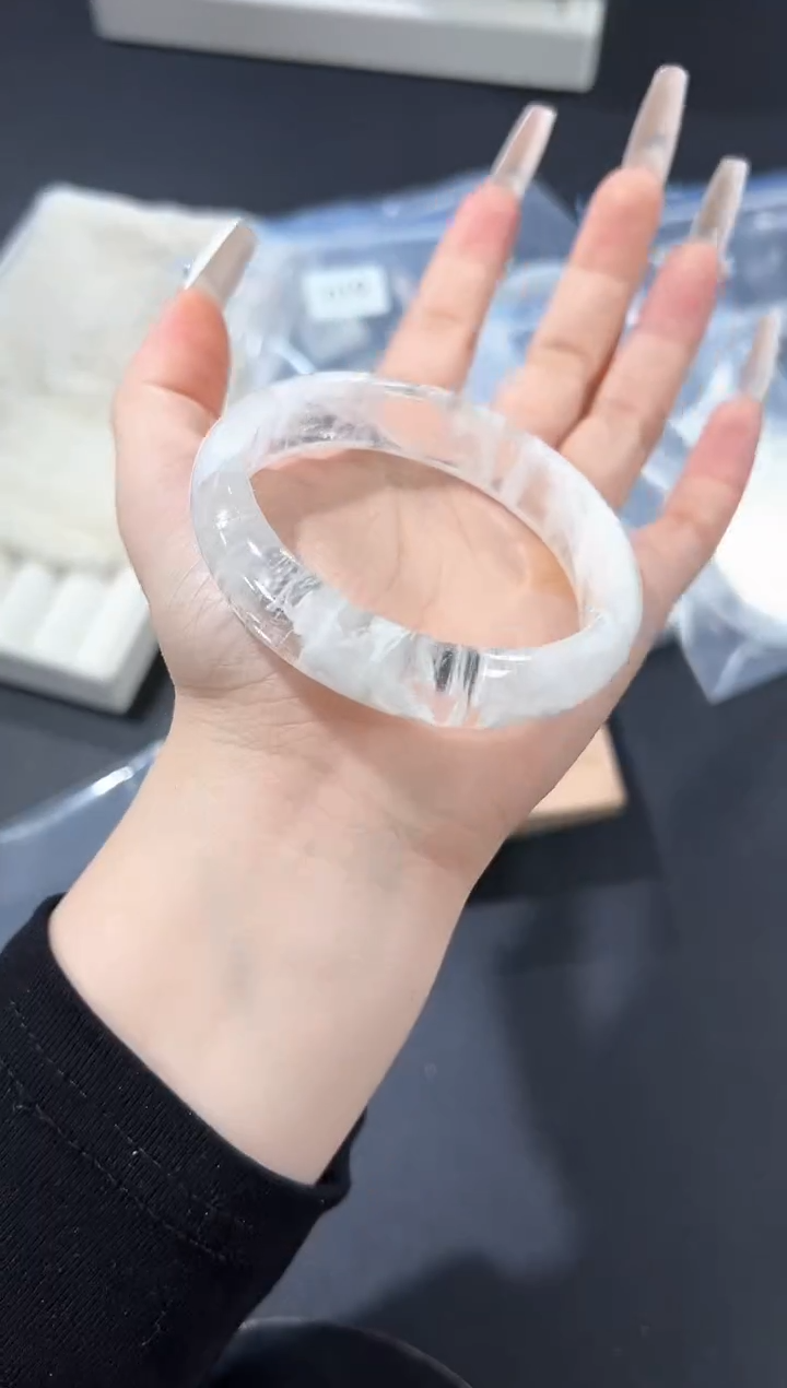 未镶嵌手镯水晶23n多样性发其一【1条】默认微瑕58