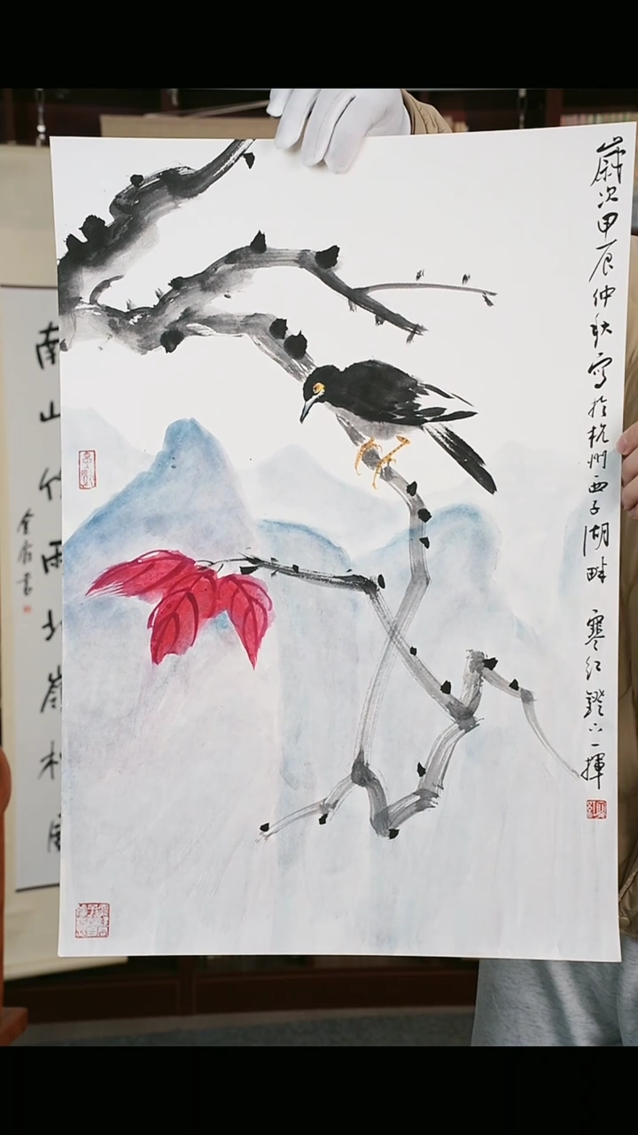 【闪购商品】国画王老师 花鸟 65*45 hk