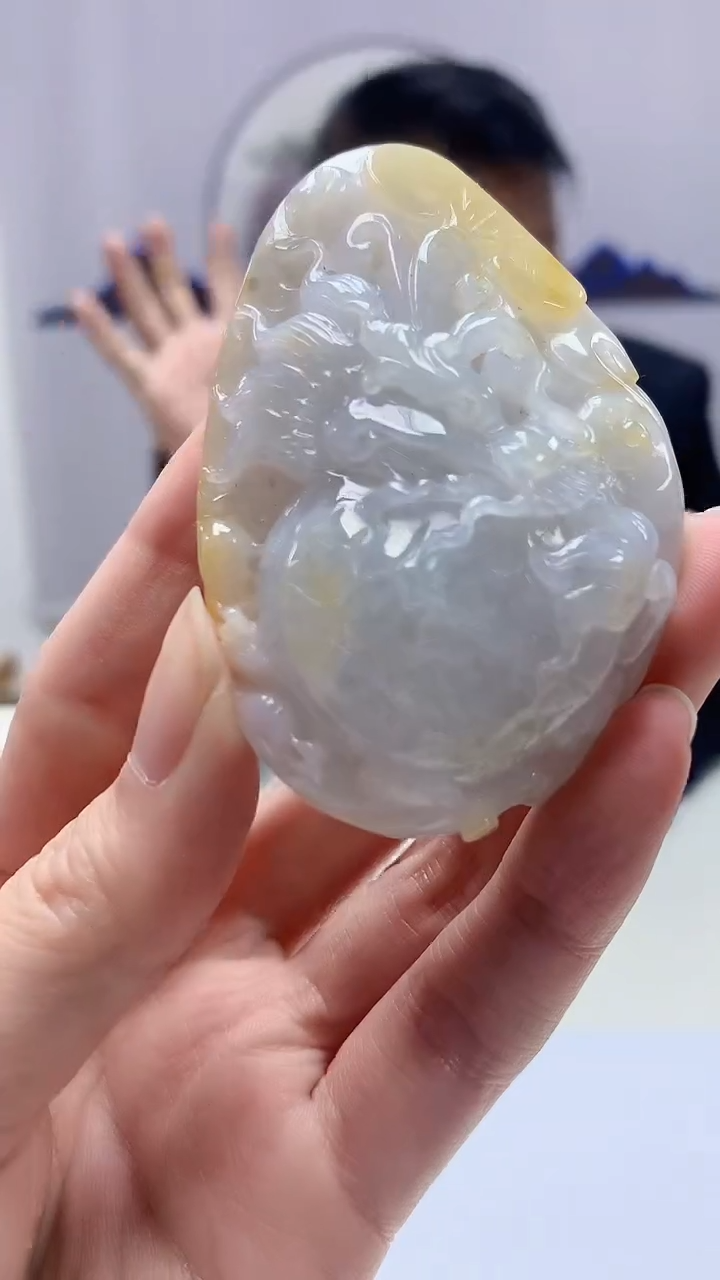 【闪购商品】定制翡翠未镶嵌4969zm-毛货挂件玄武136