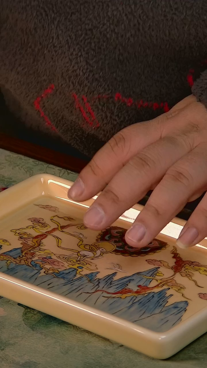 杯手工手绘杯杯很美丽