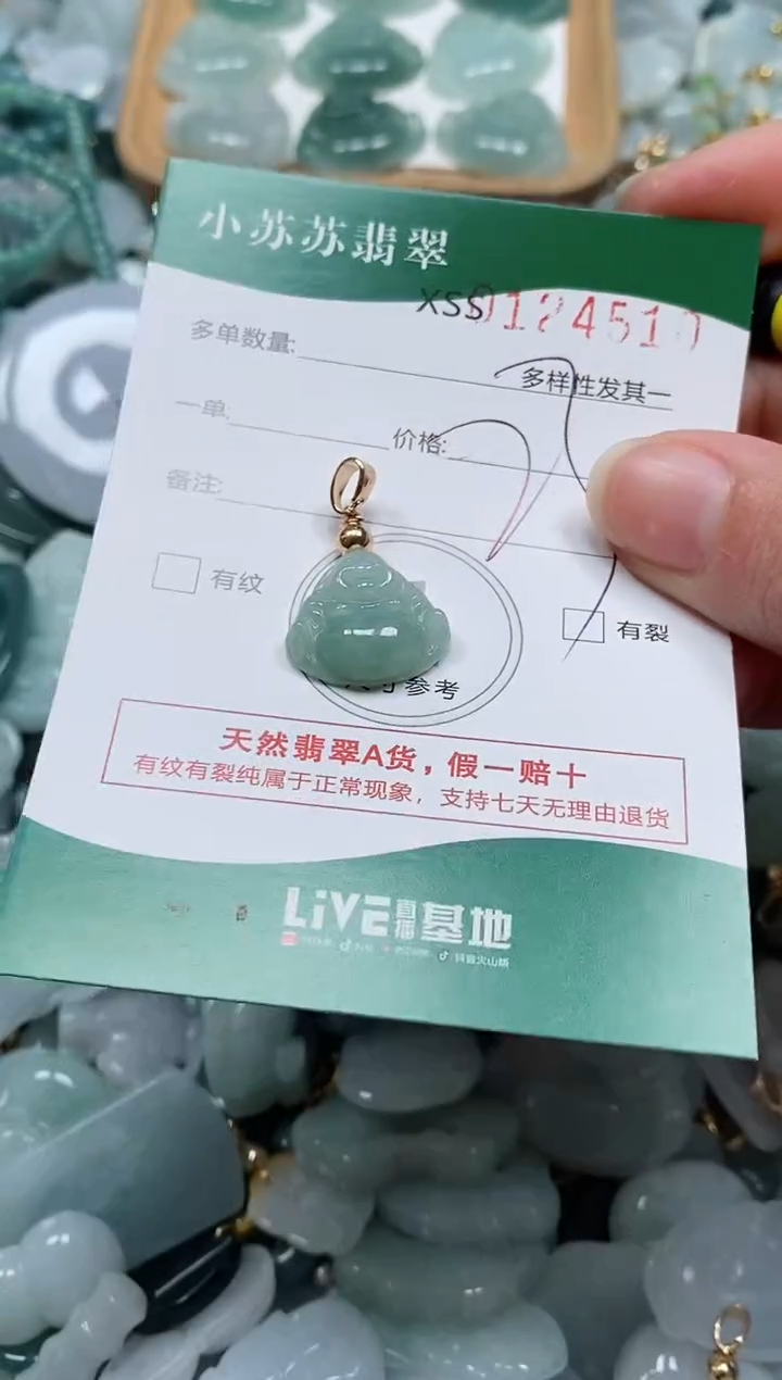 【闪购商品】翡翠颈饰未镶嵌闪购商品0124510