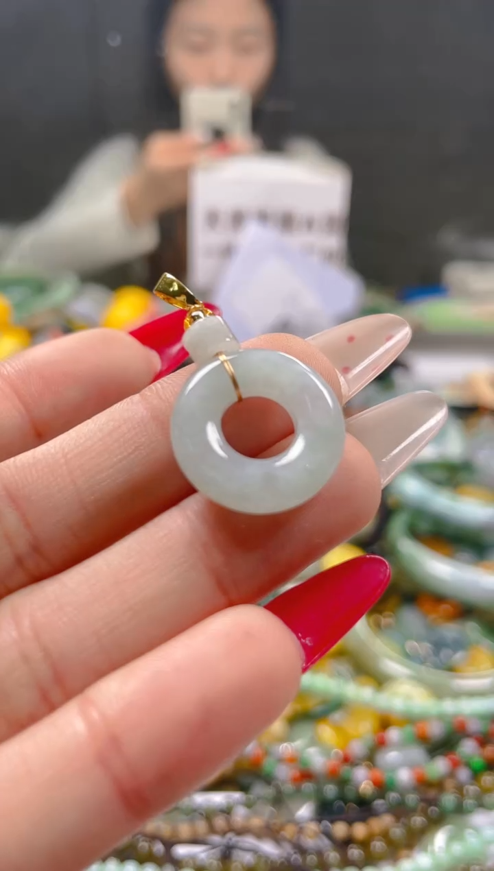 【闪购商品】翡翠颈饰未镶嵌/Y/翡翠A货一图一物