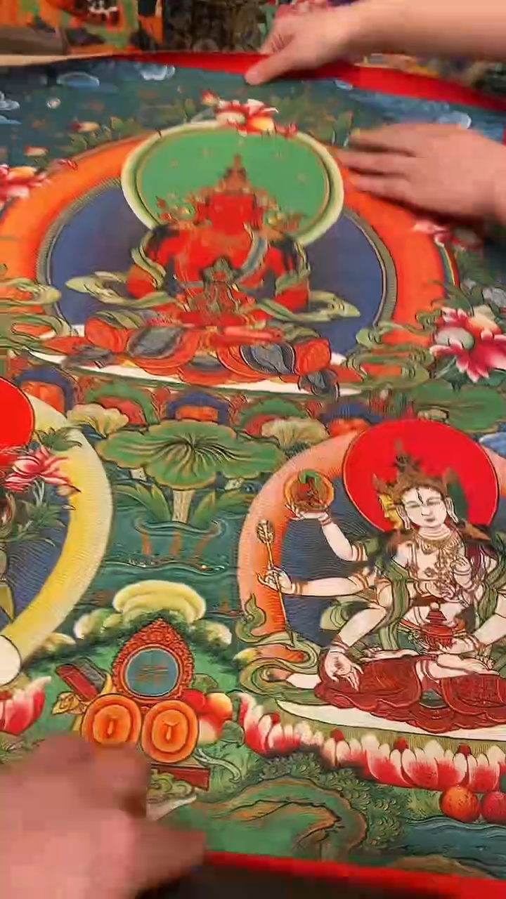 装裱画精美唐卡tk16016