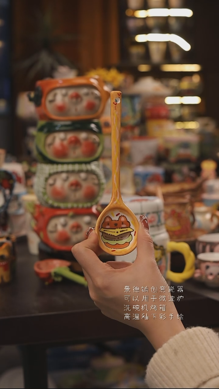 景德镇釉下彩绘设计师款式陶瓷