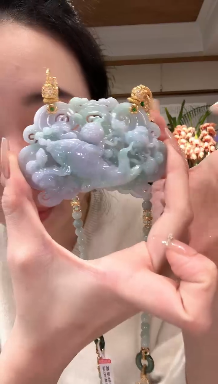 【闪购商品】翡翠颈饰未镶嵌国风