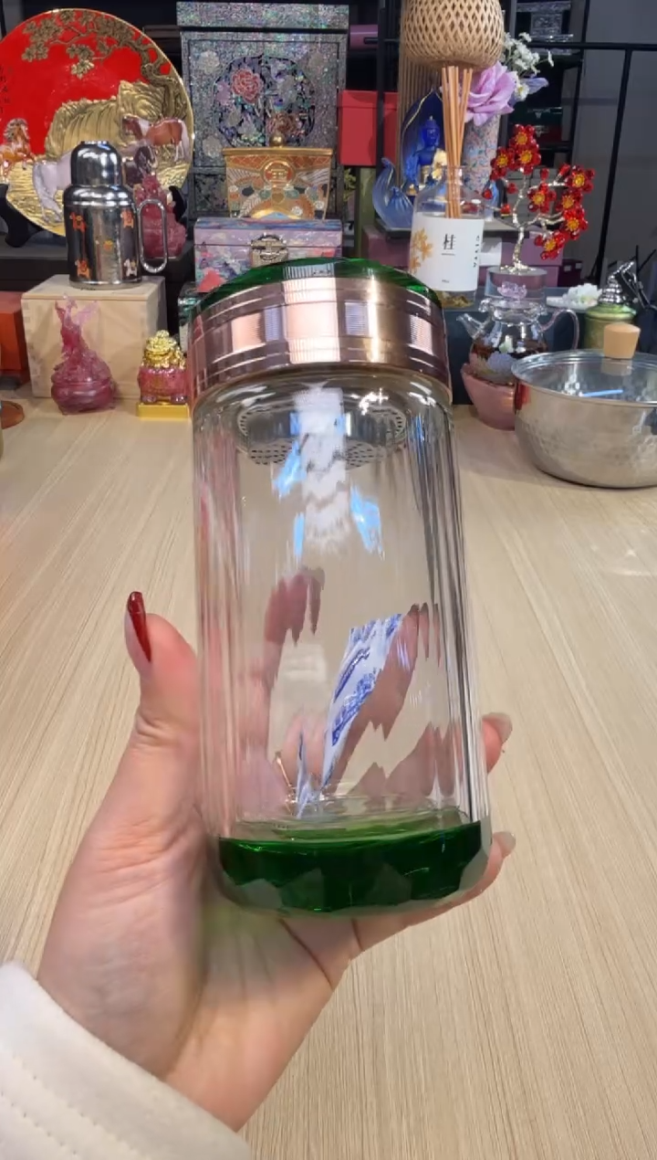 98晶颜水杯-绿色 