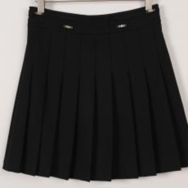 朵以2025春季新款半身裙百褶裙短裙39DC649006