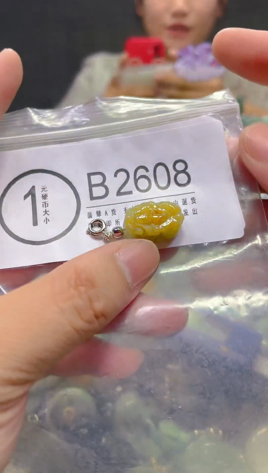 翡翠未镶嵌颈饰/B/翡翠A货，一件也是批发价