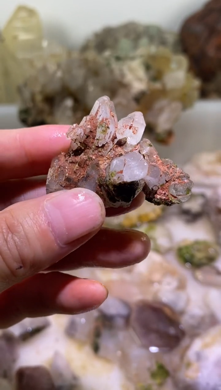 未镶嵌珠宝半成品水晶41号四川美姑超七花园水晶