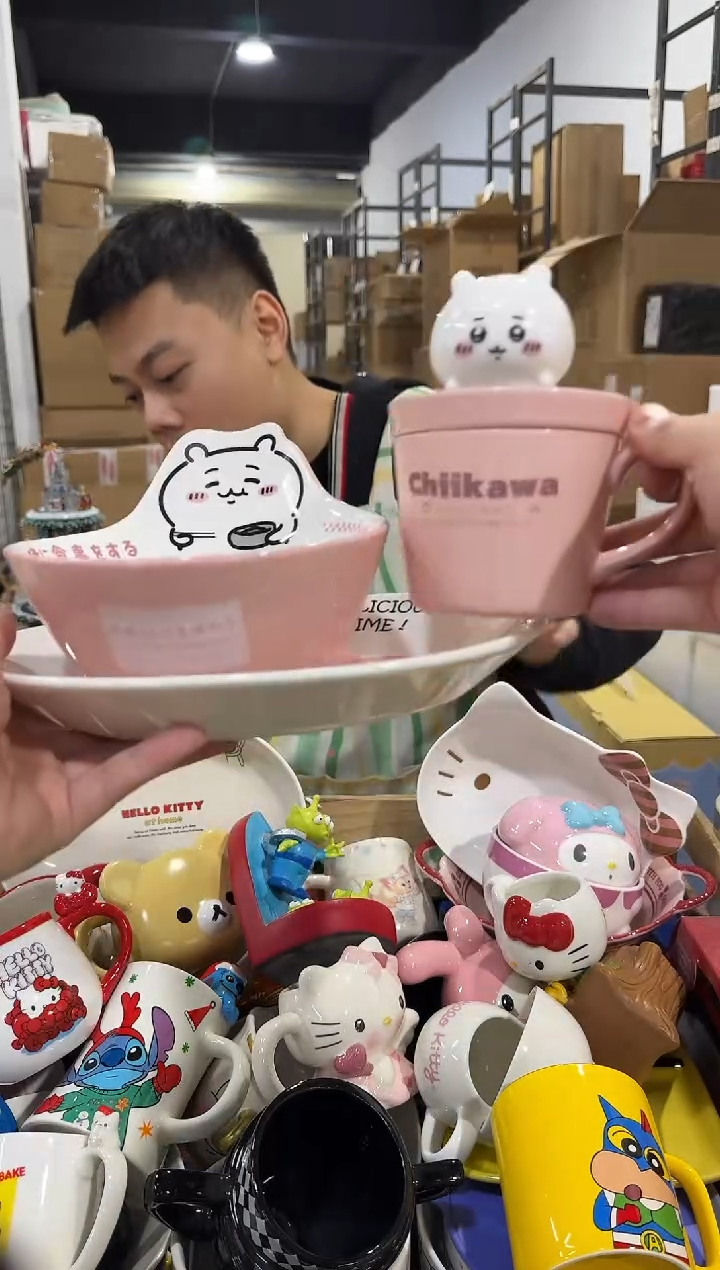 瓷片原盒吉伊餐具3件套