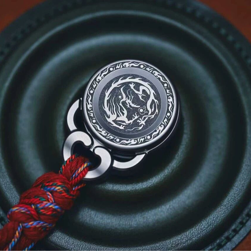 【FAN,R,W】YEDC盘云佛手3.0五龙井藻猪币盤云啪啪币解压EDC玩具