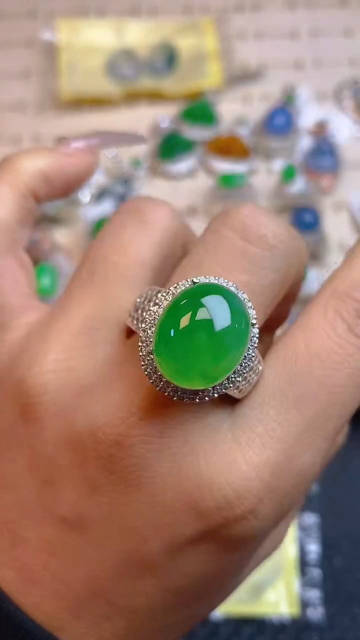 【闪购商品】定制翡翠未镶嵌天然A货翡翠183