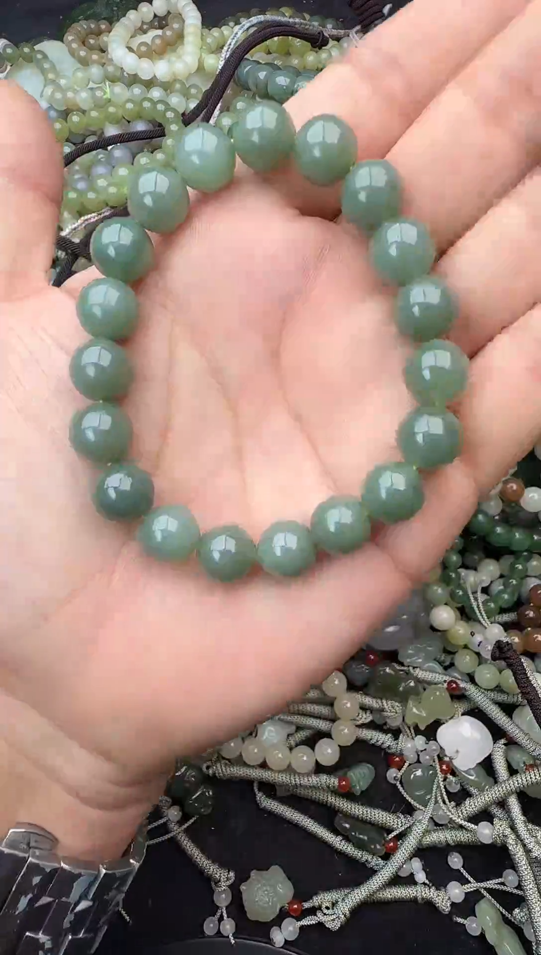 颈饰未镶嵌和田玉拍一发一