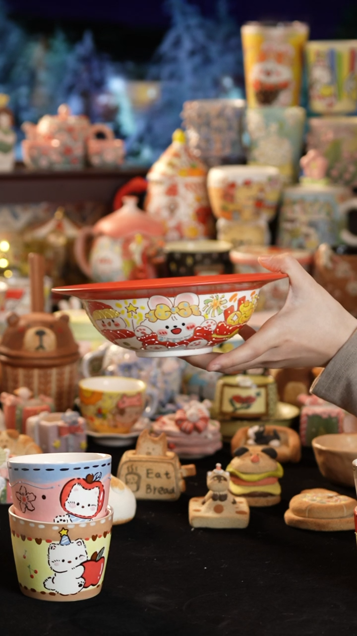 其他陶景德镇釉下彩手绘设计师款陶瓷