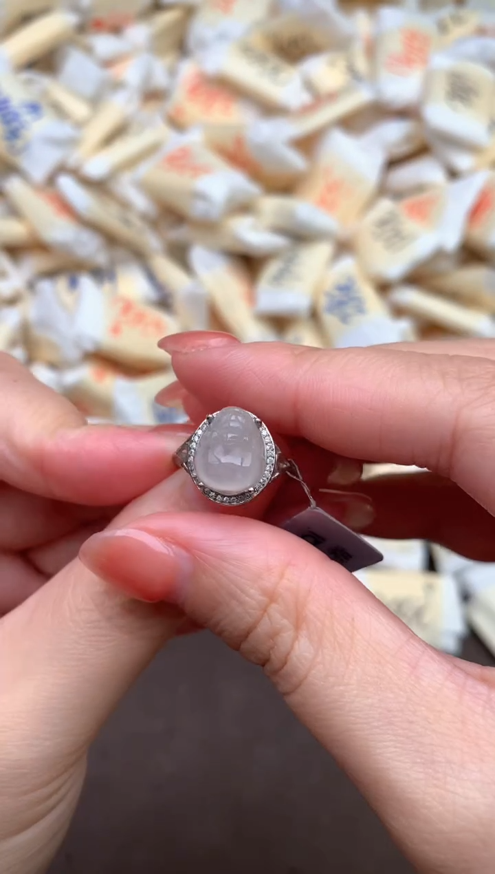 【闪购商品】翡翠戒指银S925镶嵌—