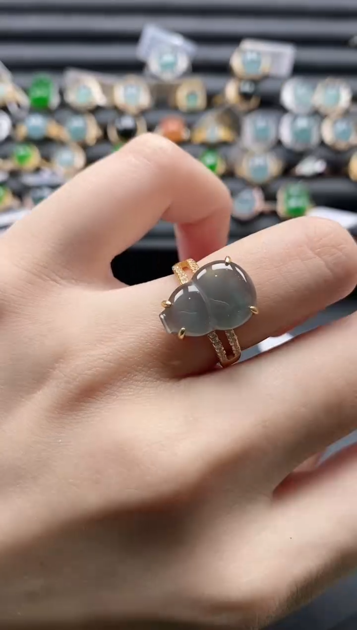 【闪购商品】翡翠戒指银S925镶嵌11111