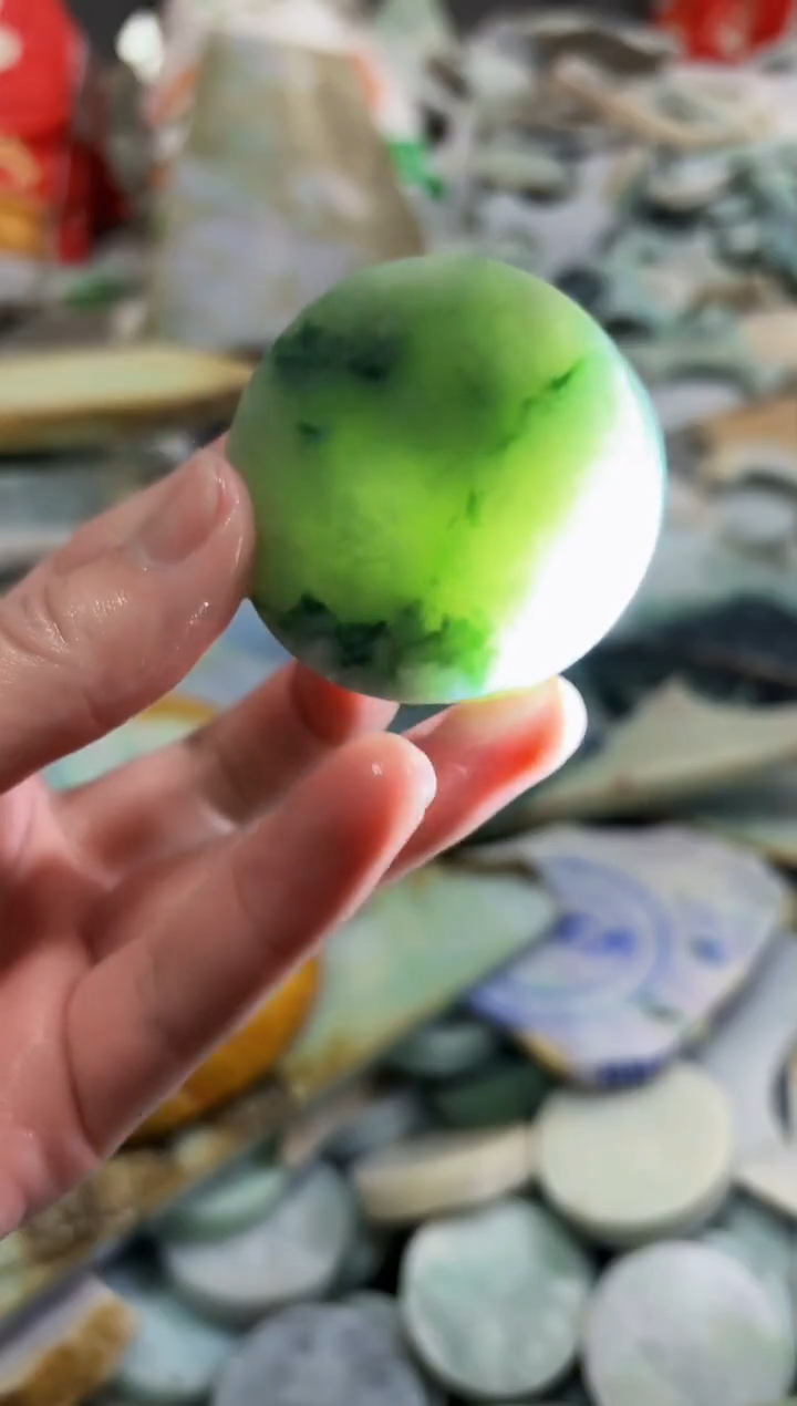 【闪购商品】翡翠颈饰未镶嵌A货白谭2560