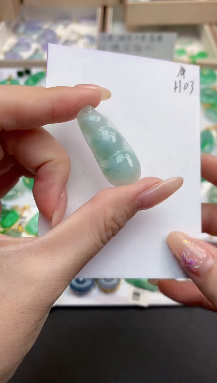 颈饰未镶嵌翡翠天然缅甸A货翡翠
