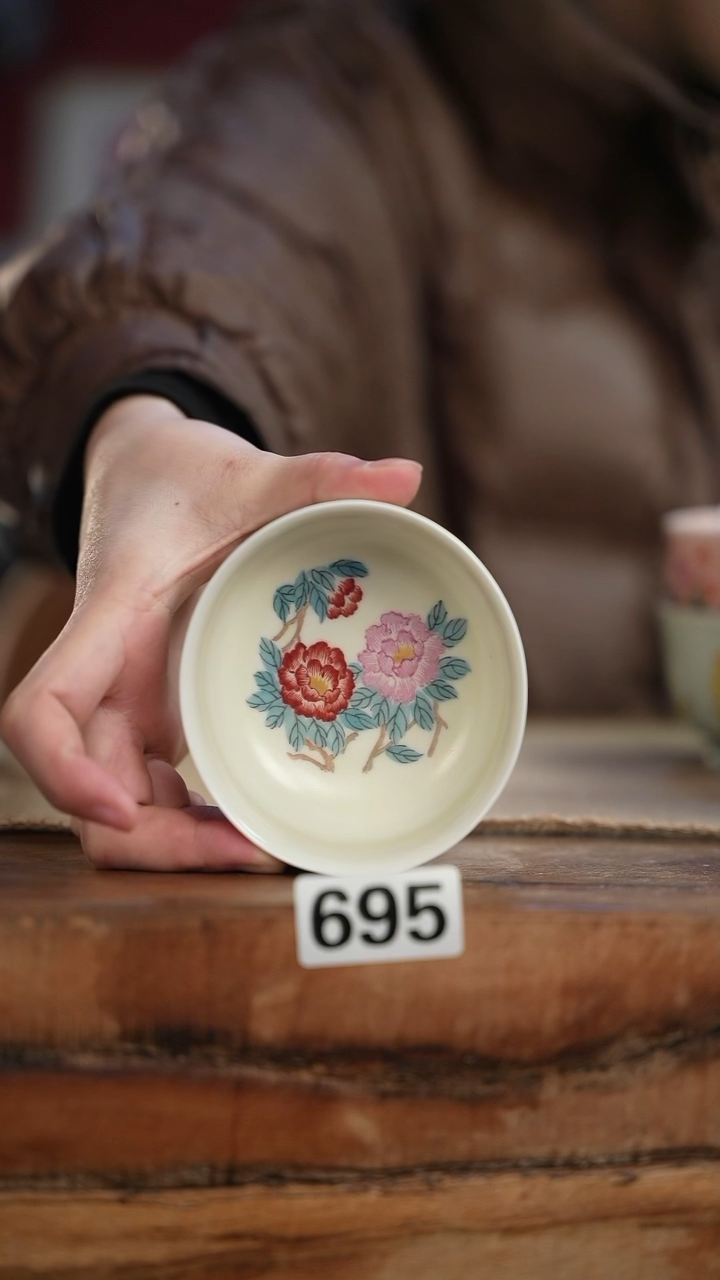 【闪购商品】杯等烟雨陶瓷手作695