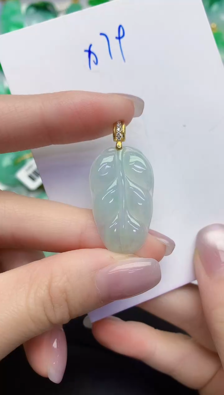 颈饰未镶嵌翡翠缅甸天然翡翠A货