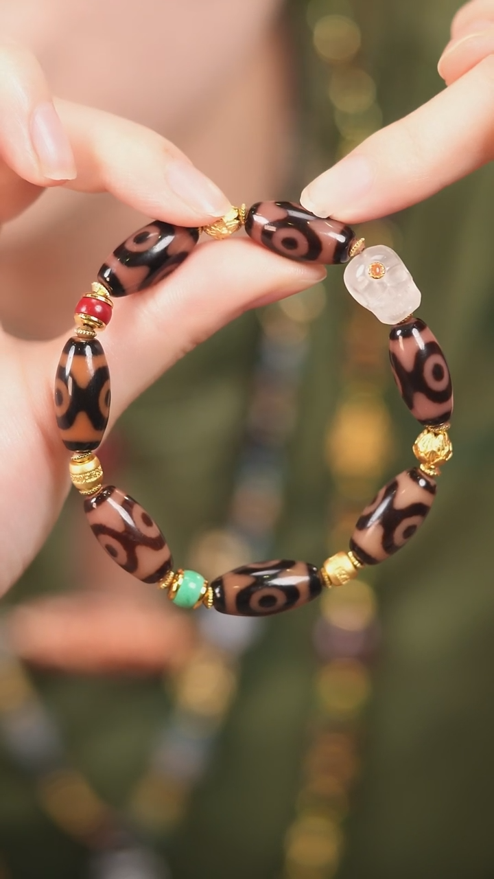 玛瑙/玉髓（覆膜）颈饰未镶嵌传世珠宝-多样性发其一