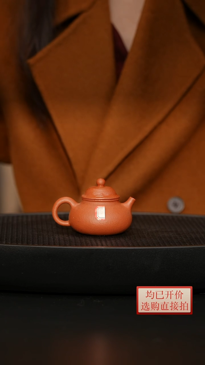 【闪购商品】微瑕老林紫砂老朱泥容天90cc