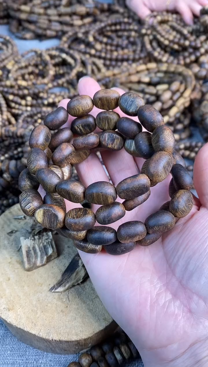 【闪购商品】沉香手串随型留疤单圈棋楠手串#9多样性发一