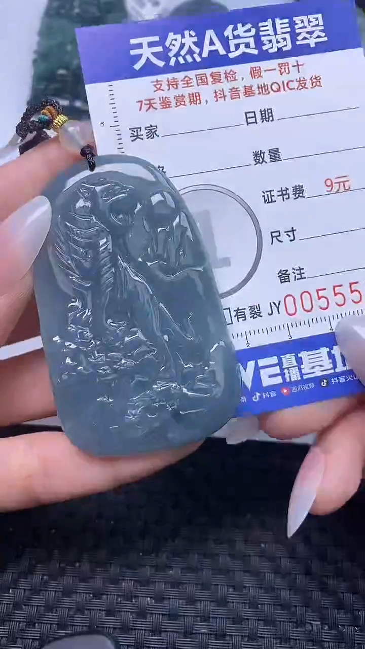 【闪购商品】翡翠颈饰未镶嵌A货翡翠5530