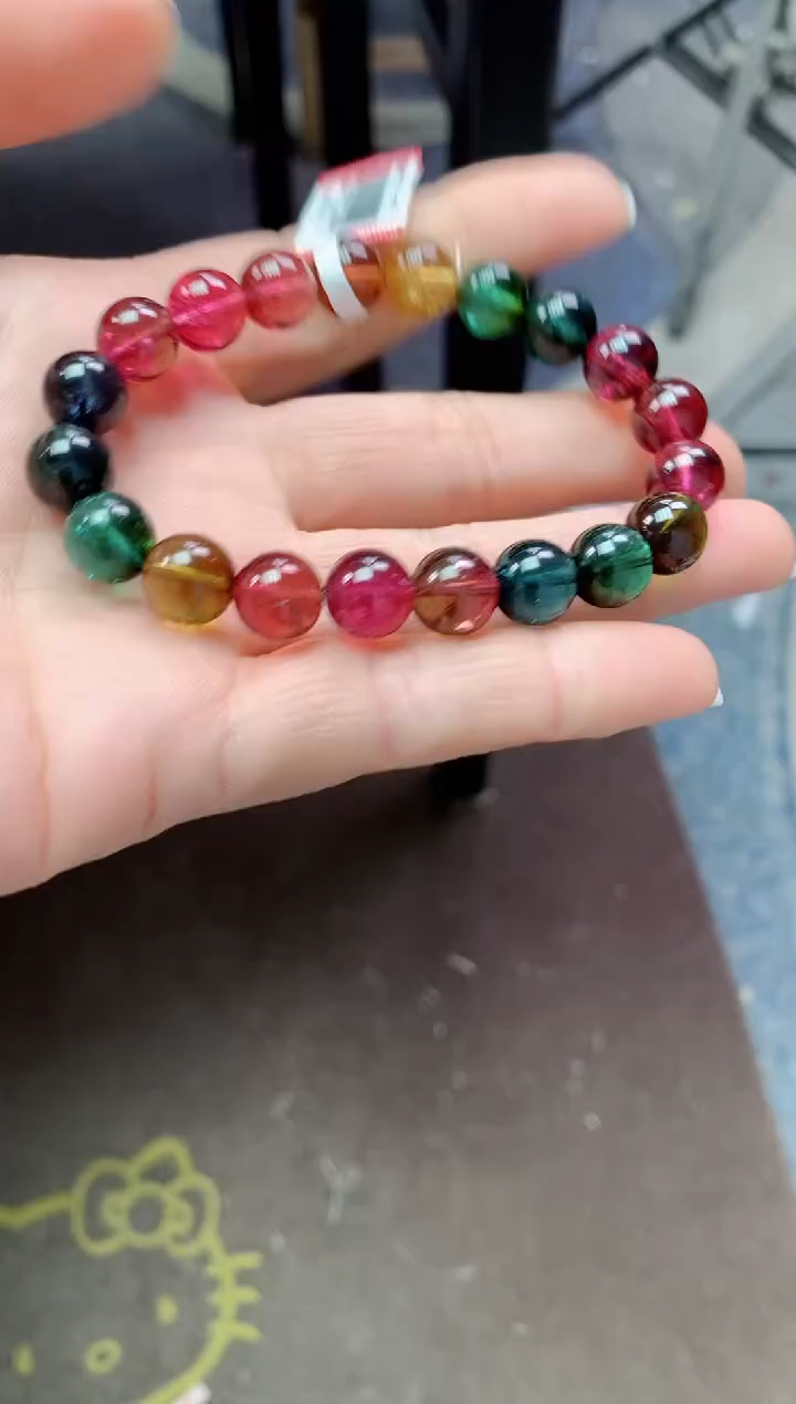 【闪购商品】碧玺手串未镶嵌多样性发一条