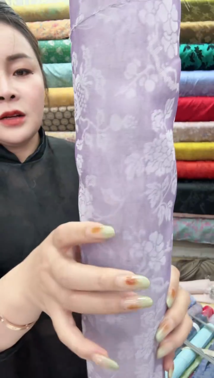 28号紫色花欧根5米  