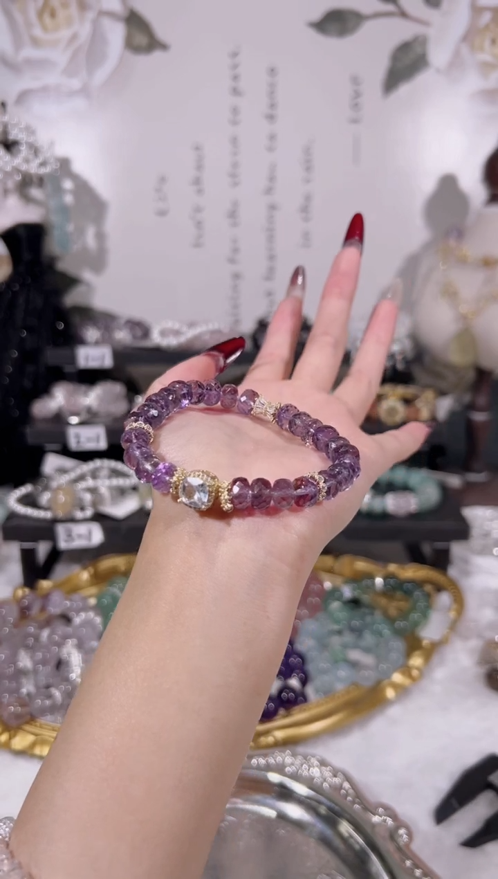 【闪购商品】水晶手链未镶嵌天然水晶默认微瑕，多样性发货发其一