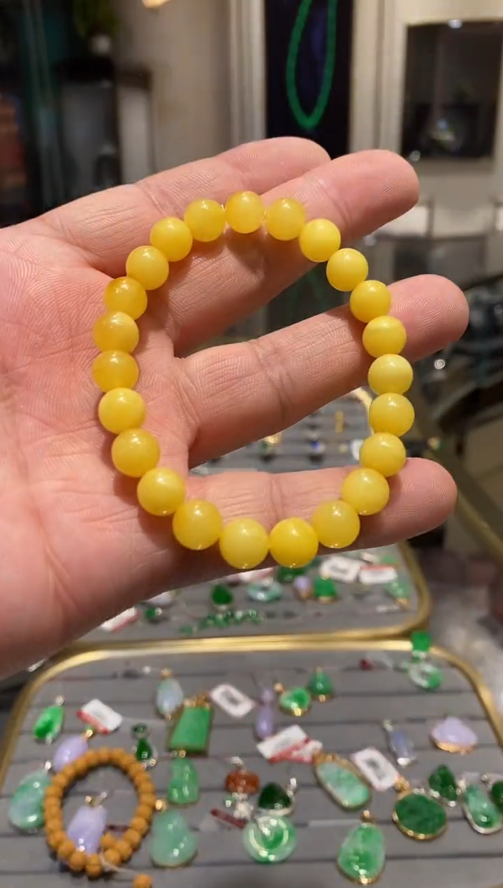 【闪购商品】蜜蜡手链未镶嵌亏米福利