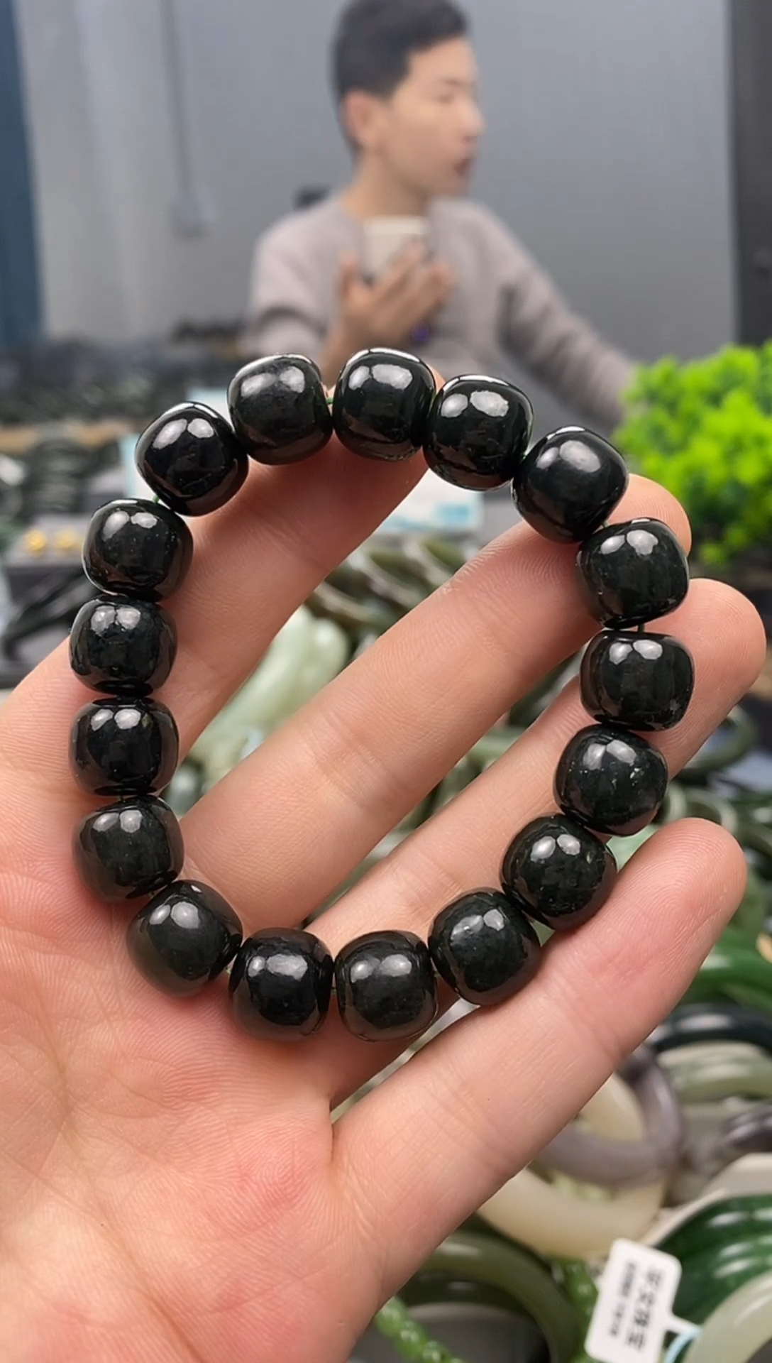 未镶嵌手镯和田玉12mm