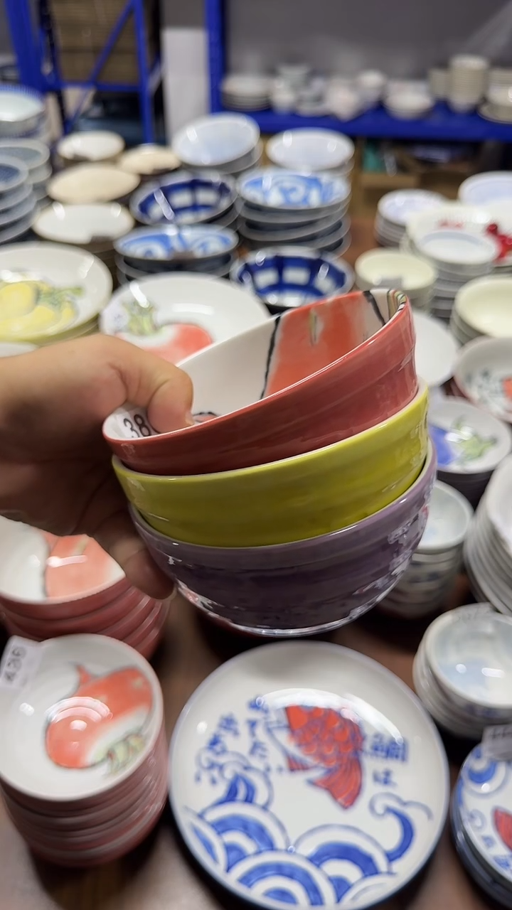 碗13.5cm饭碗三支装一件也是批发价