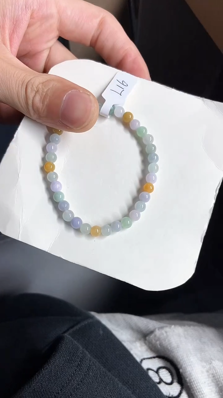 【闪购商品】翡翠手串未镶嵌天然A货翡翠手串L16