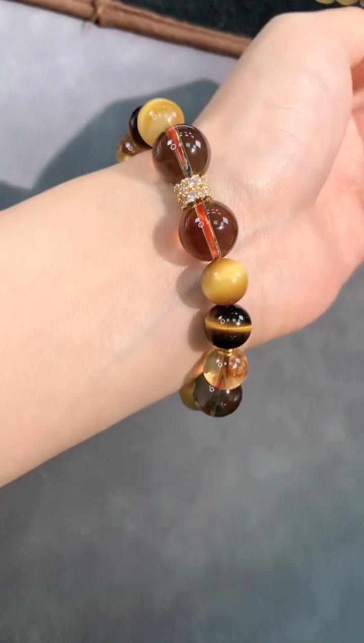 【闪购商品】水晶手链未镶嵌51号金霸单圈