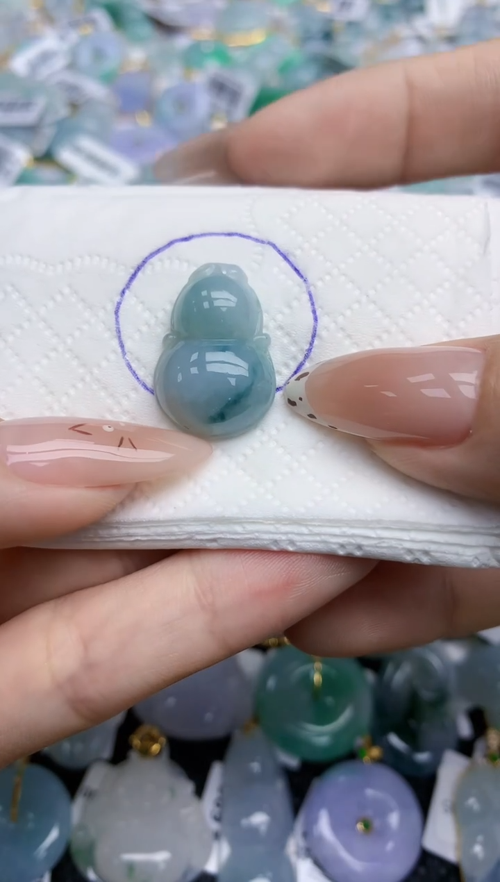 翡翠挂件未镶嵌247   天然翡翠A货