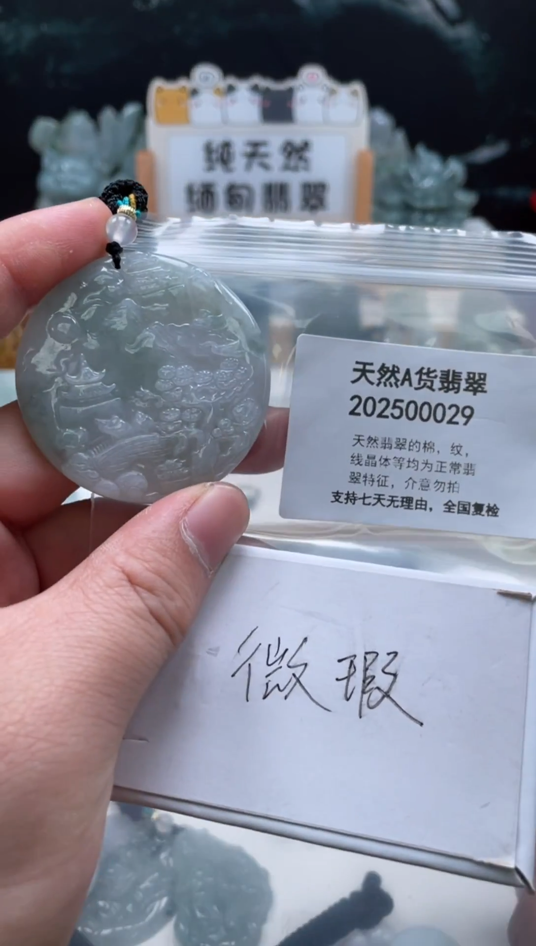 颈饰未镶嵌翡翠翠峰翡翠202512100007
