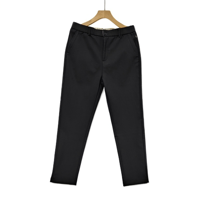 冬季简约款百搭修身长裤男士小脚微弹时尚加绒休闲裤110050