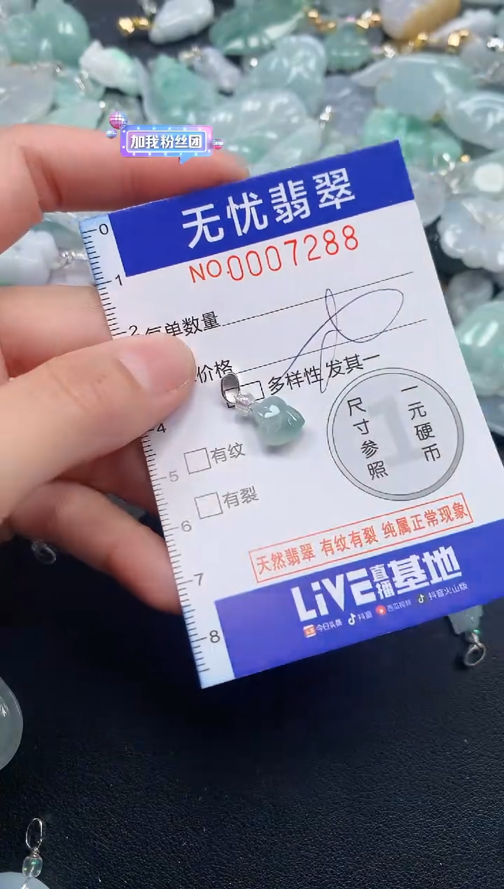 颈饰未镶嵌翡翠7288