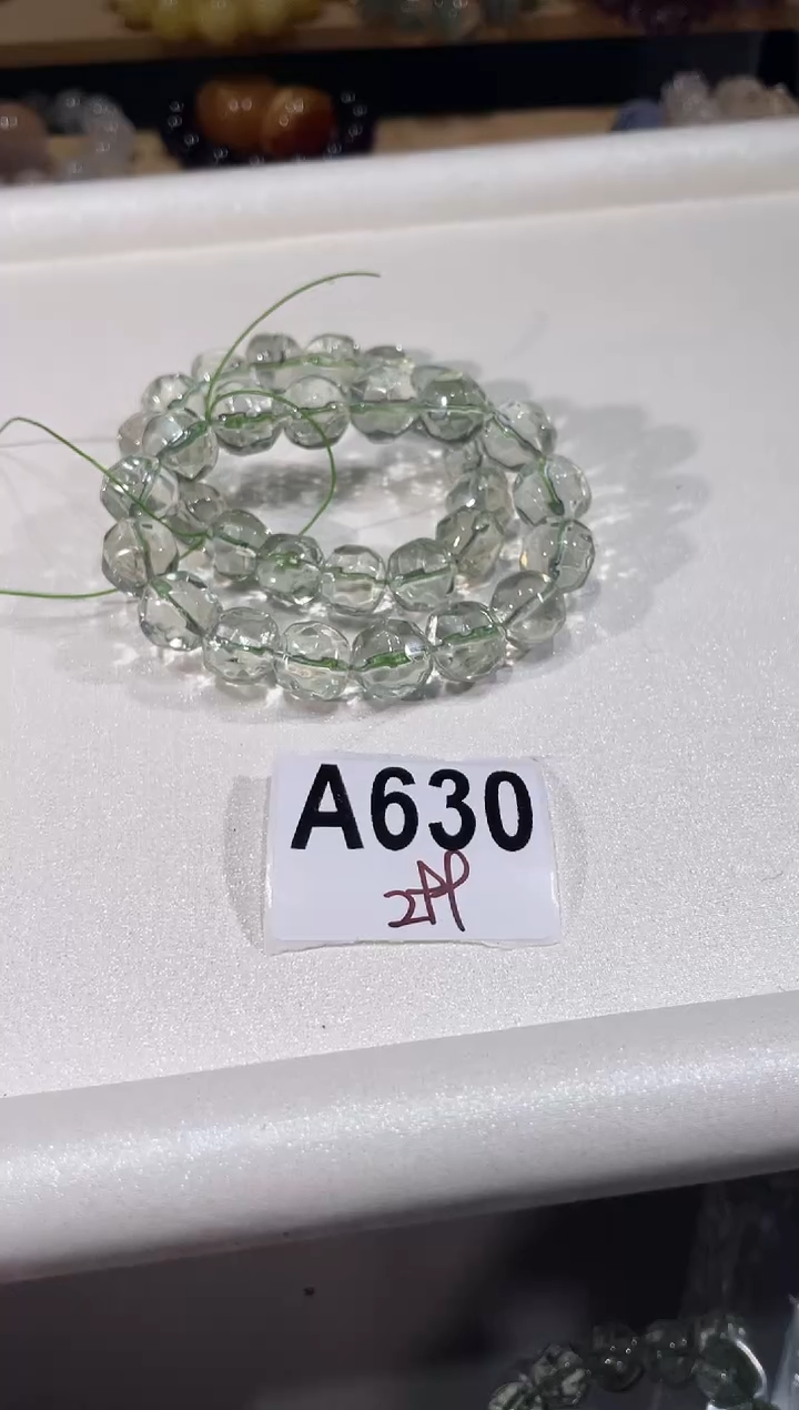 未镶嵌手链水晶A630绿水晶菠萝珠手链多样性发一