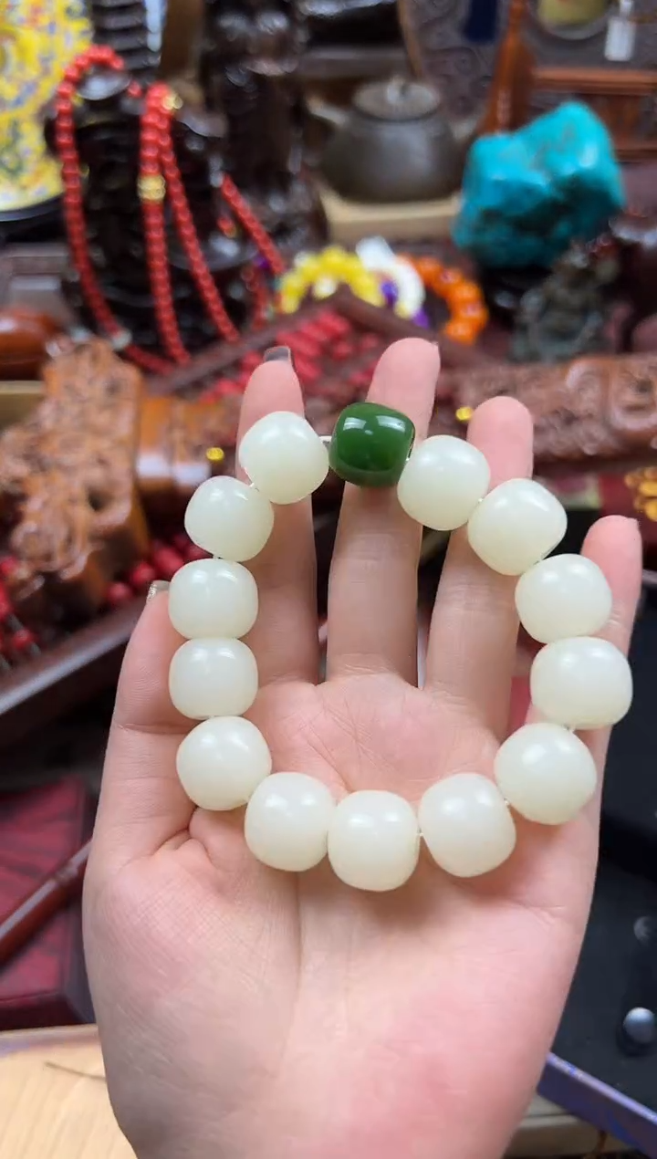 手串未镶嵌和田玉——枷棋精品推荐——