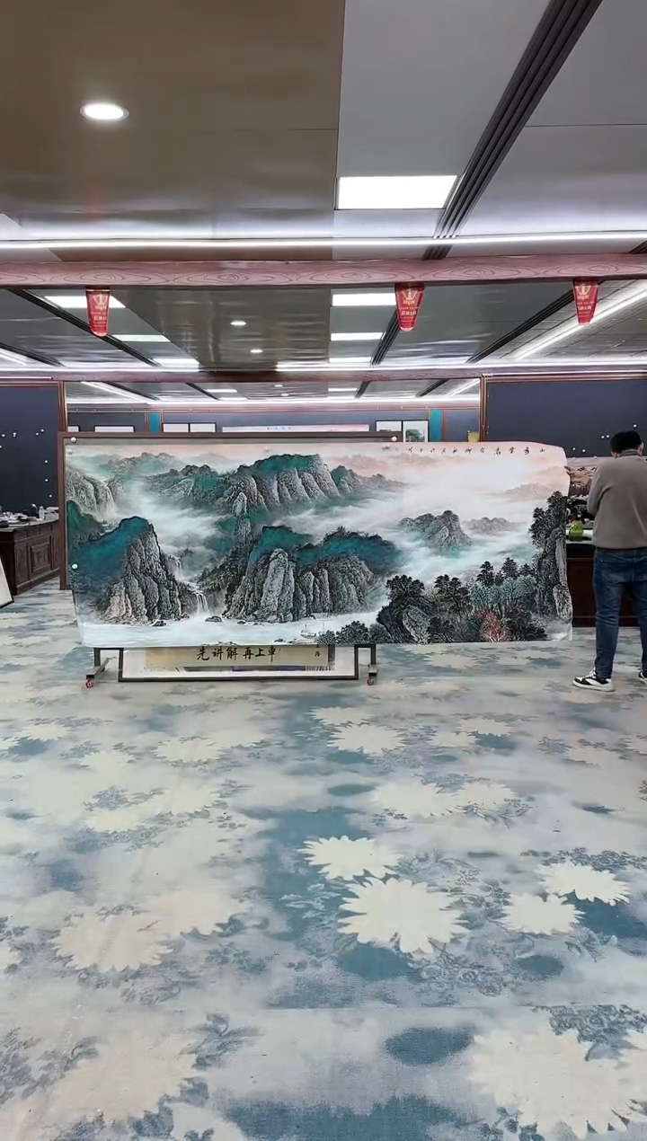 【闪购商品】绘画z张伦玉-山水国画-大丈二