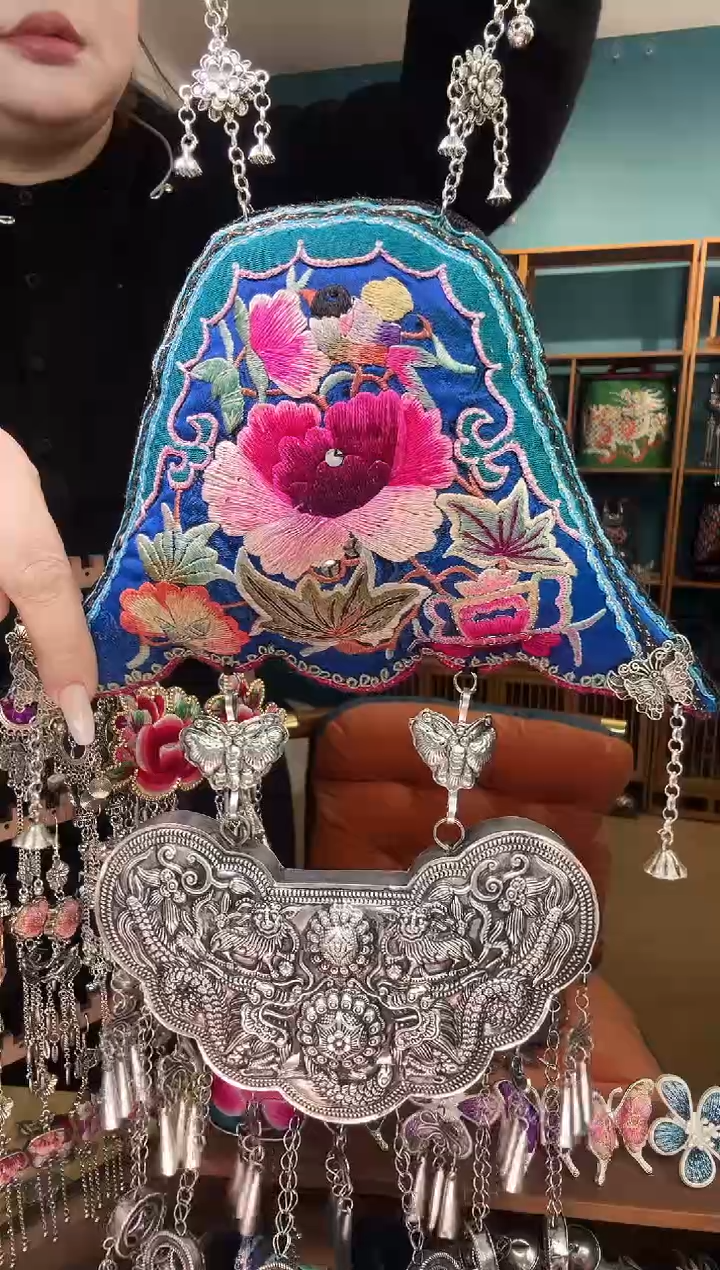 刺绣纯手工民族风刺绣绣包